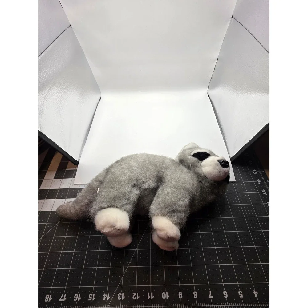 Demdaco plush raccoon